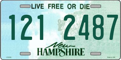 NH license plate 1212487