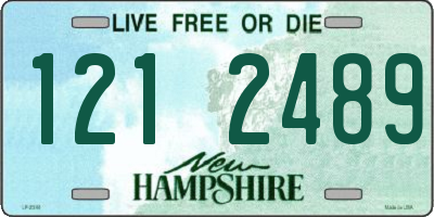 NH license plate 1212489