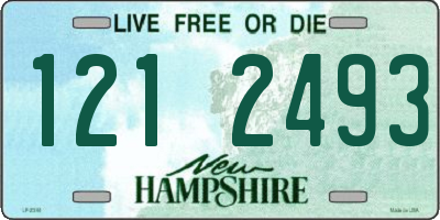 NH license plate 1212493