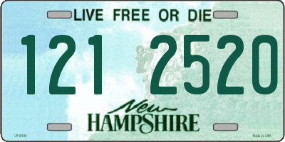 NH license plate 1212520
