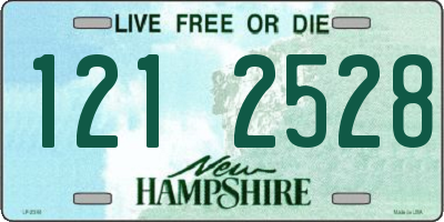 NH license plate 1212528