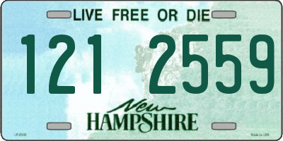 NH license plate 1212559