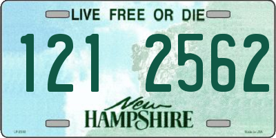 NH license plate 1212562