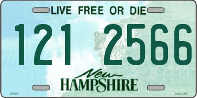 NH license plate 1212566