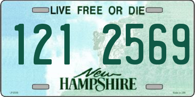 NH license plate 1212569