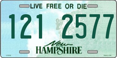 NH license plate 1212577