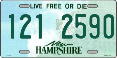 NH license plate 1212590