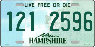 NH license plate 1212596