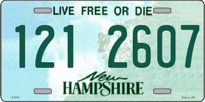 NH license plate 1212607