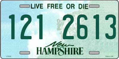 NH license plate 1212613