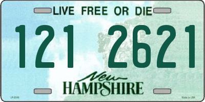 NH license plate 1212621