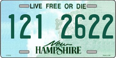 NH license plate 1212622