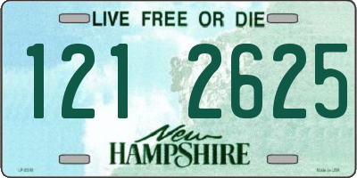 NH license plate 1212625