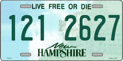 NH license plate 1212627