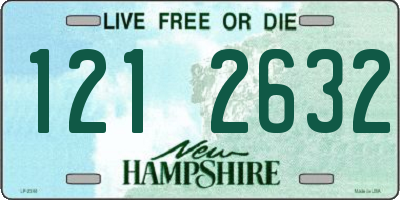 NH license plate 1212632