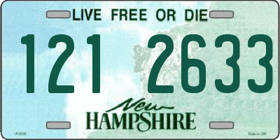 NH license plate 1212633