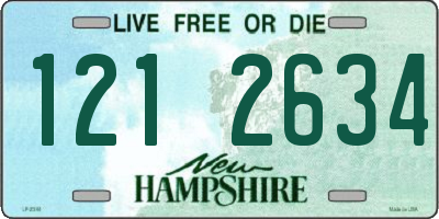 NH license plate 1212634