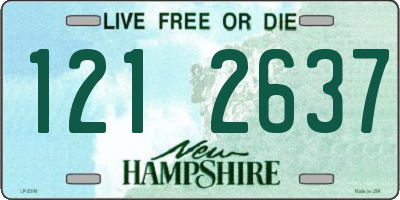 NH license plate 1212637