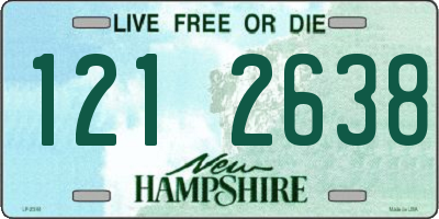 NH license plate 1212638