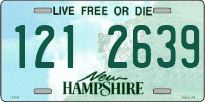 NH license plate 1212639