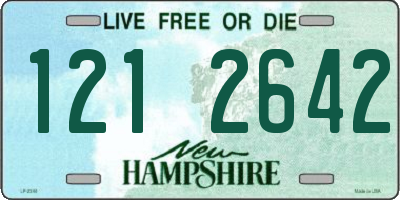 NH license plate 1212642