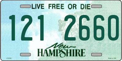 NH license plate 1212660