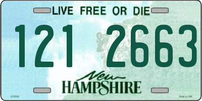 NH license plate 1212663