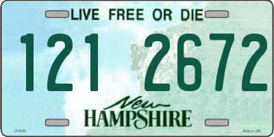 NH license plate 1212672