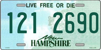 NH license plate 1212690
