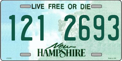 NH license plate 1212693