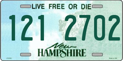 NH license plate 1212702
