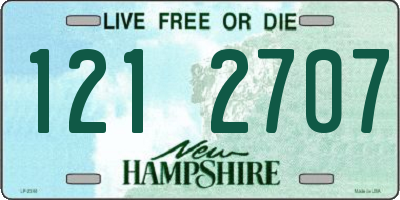 NH license plate 1212707