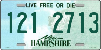 NH license plate 1212713