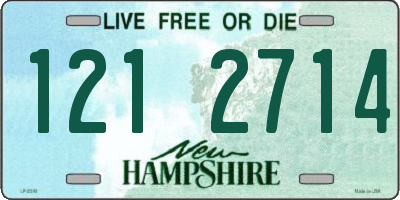 NH license plate 1212714