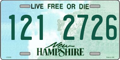 NH license plate 1212726