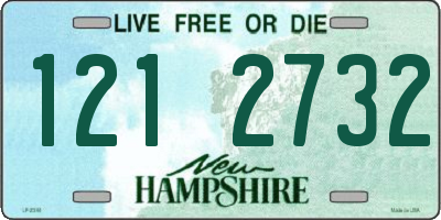 NH license plate 1212732