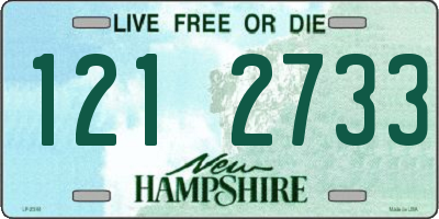 NH license plate 1212733