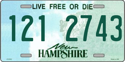 NH license plate 1212743