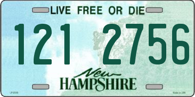 NH license plate 1212756