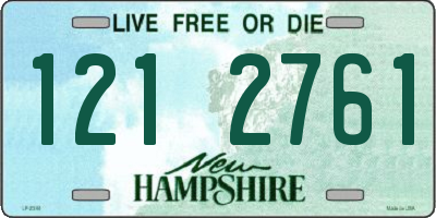 NH license plate 1212761