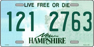 NH license plate 1212763