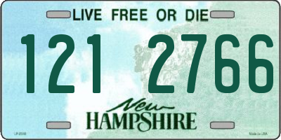 NH license plate 1212766