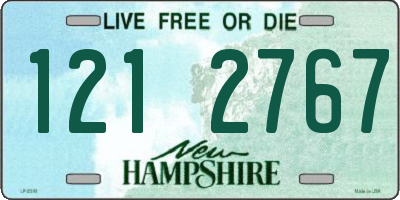 NH license plate 1212767