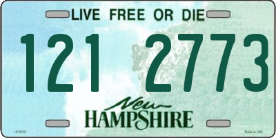 NH license plate 1212773