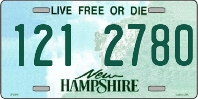 NH license plate 1212780