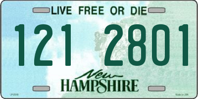 NH license plate 1212801