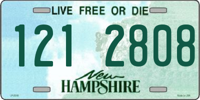NH license plate 1212808