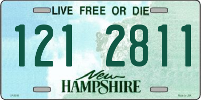 NH license plate 1212811