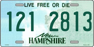 NH license plate 1212813