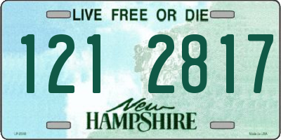 NH license plate 1212817